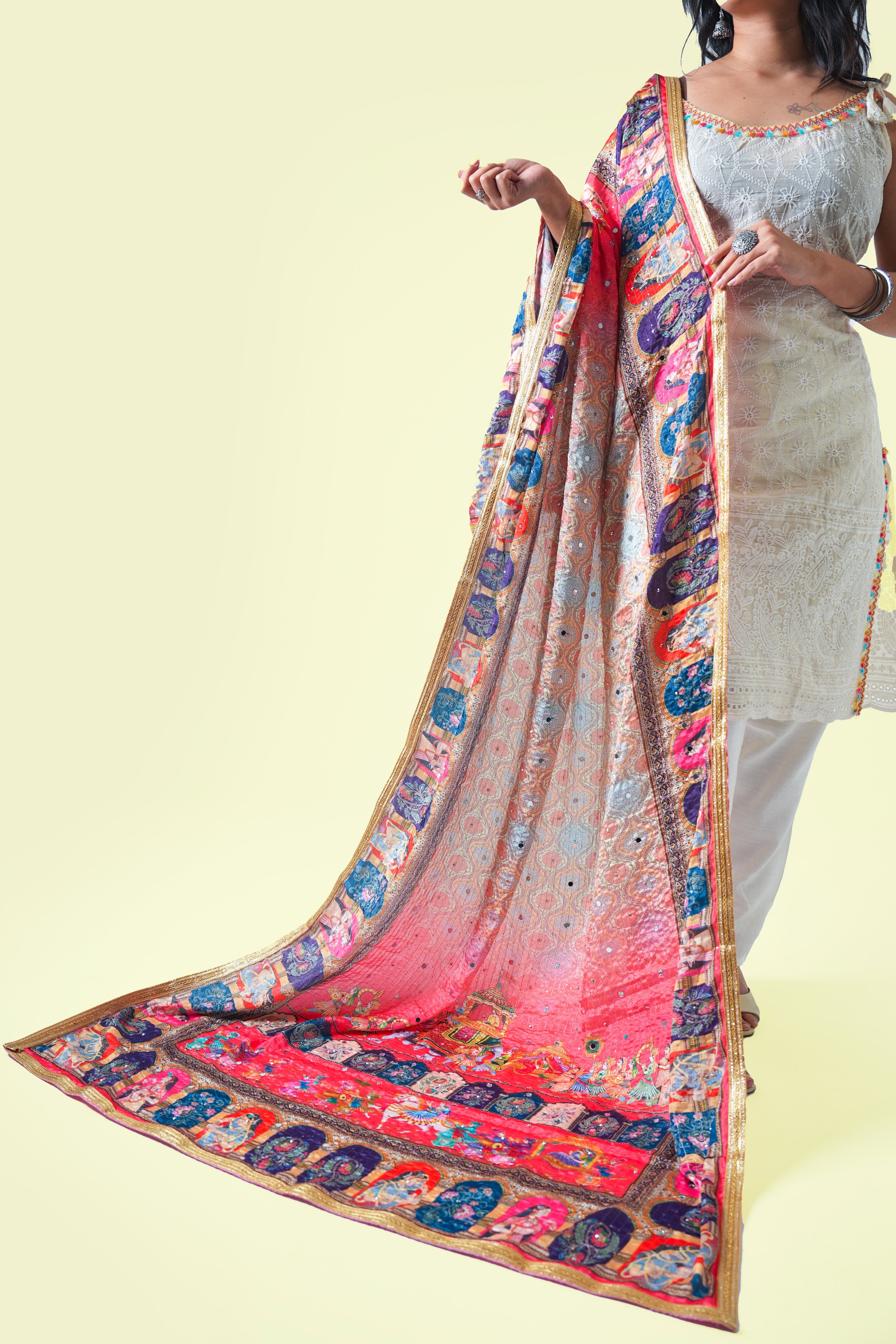 Rajrani Chinon Dupatta