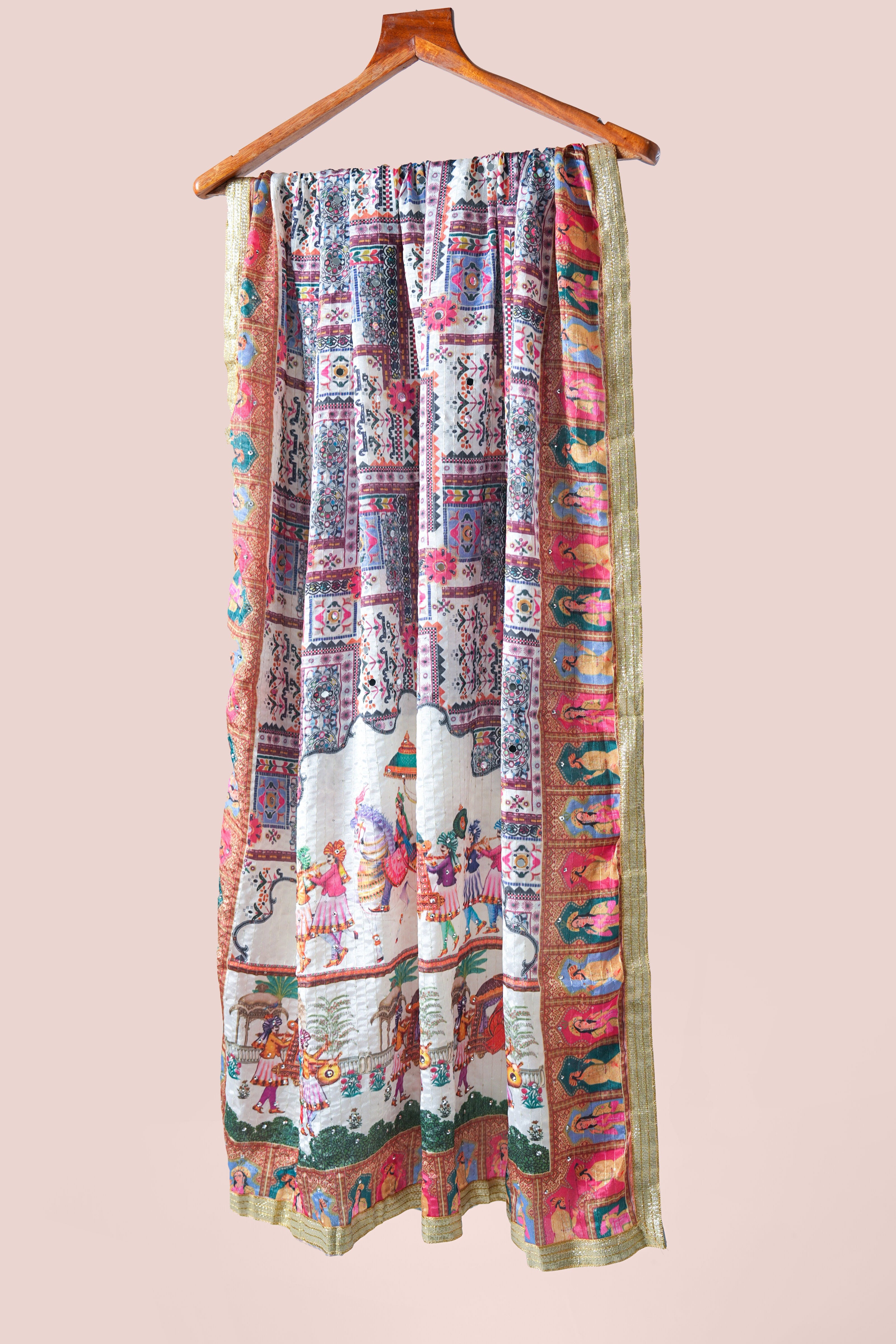 Gulrez Chinon Dupatta