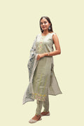 Mint Green Kurta Set with Dupatta