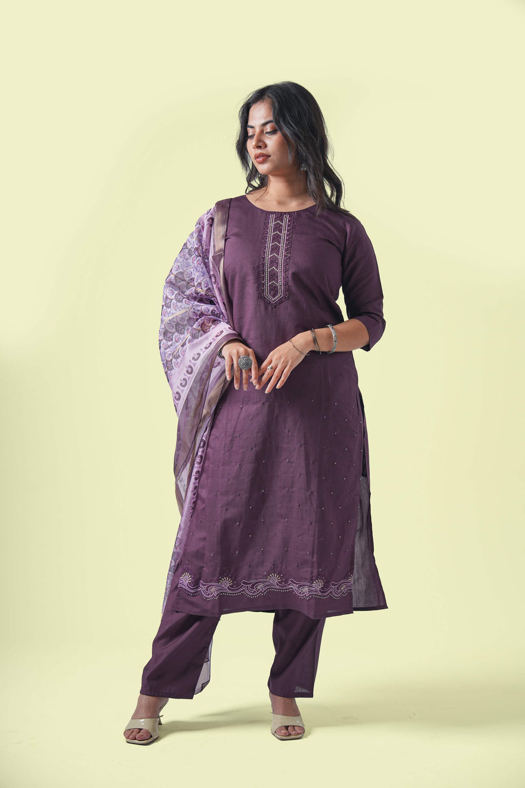 Jamuni Kurta Set with Dupatta