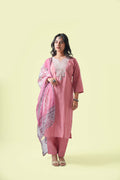 Gulabi Kurta Set with Dupatta