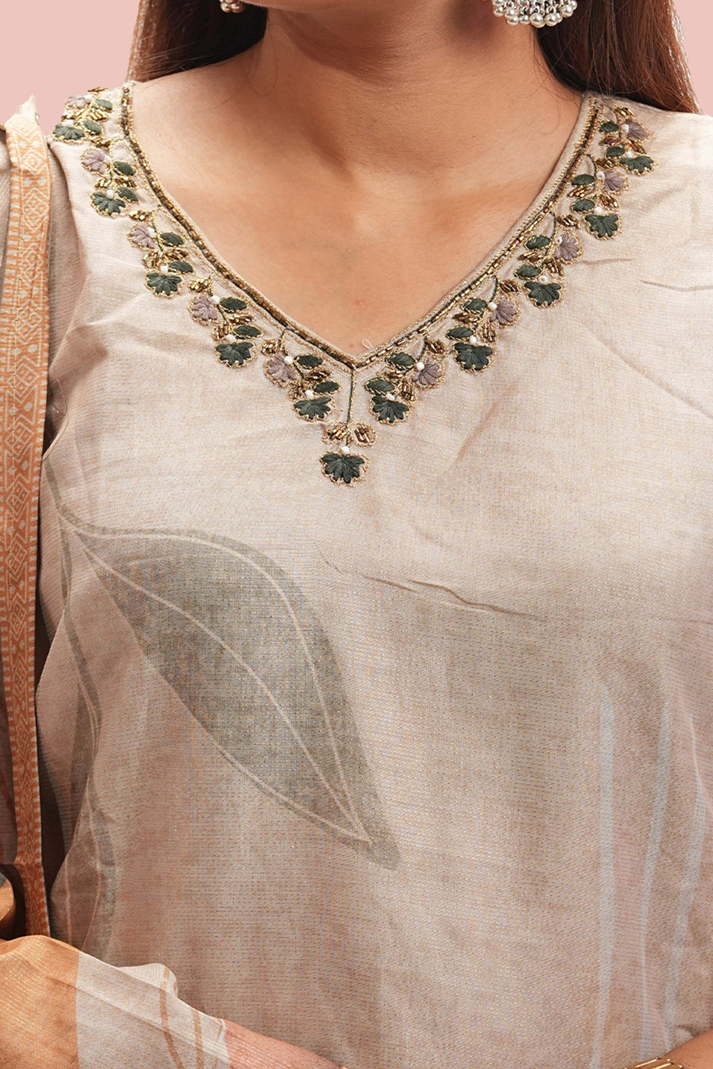 Saanjh Floral Kurta Set with Dupatta