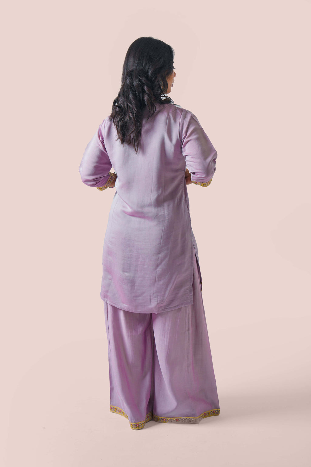 Lavender Whisper - Embroidered Co-ord Set