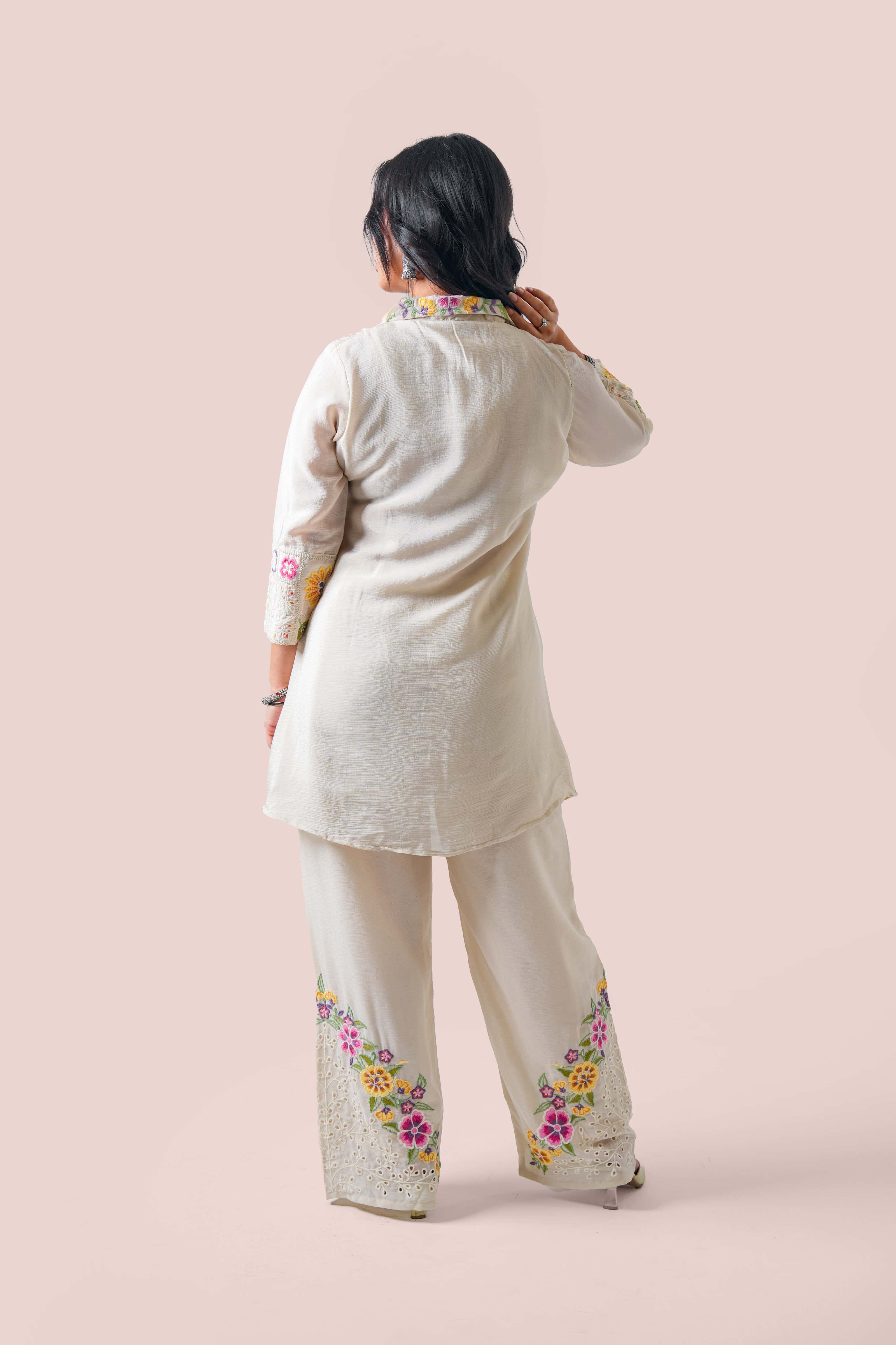 Ivory – Artisan Floral Co-ord Set