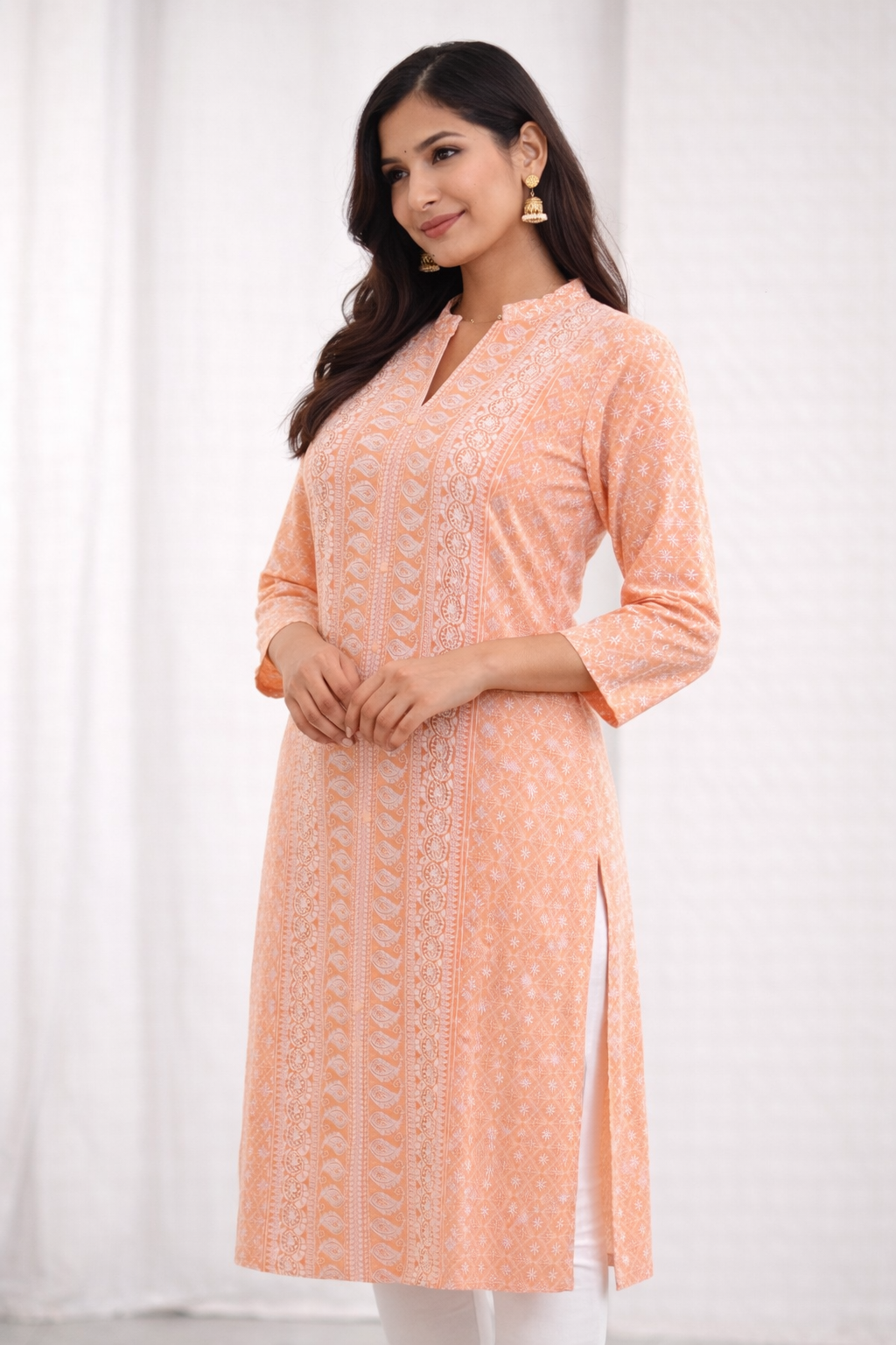 Ruhani Chikankari Kurti