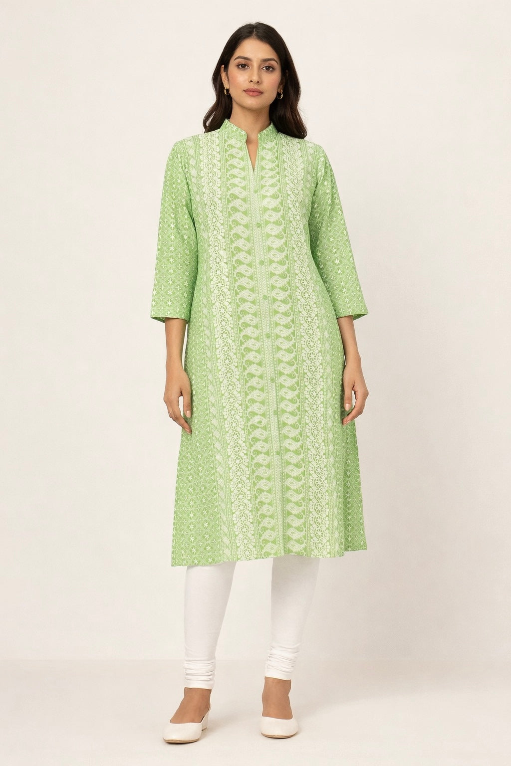 Ruhani Chikankari Kurti